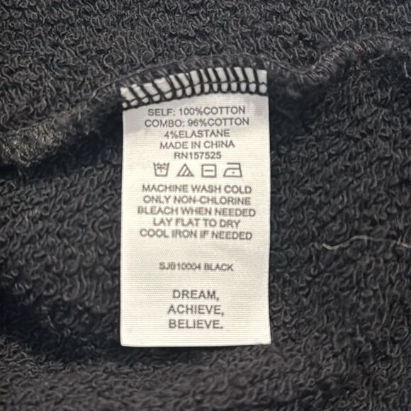 NWT Sincerely Jules THE DAHLIA SWEATSHIRT DRESS BLACK Large - Picture 13 of 14